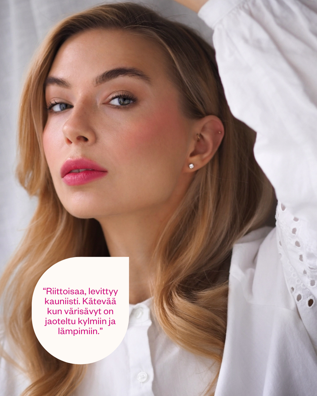 ERIKOISERÄ Korento huuli- ja poskiväri peilirasiassa