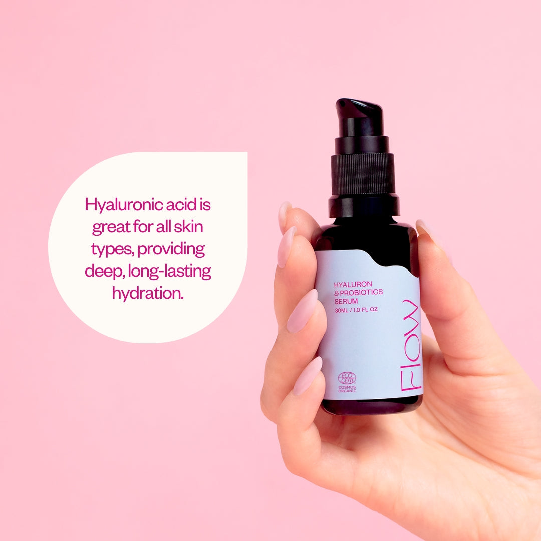 Hyaluron & Probiotics Serum deeply moisturizing hyaluronic acid serum Cosmos Organic