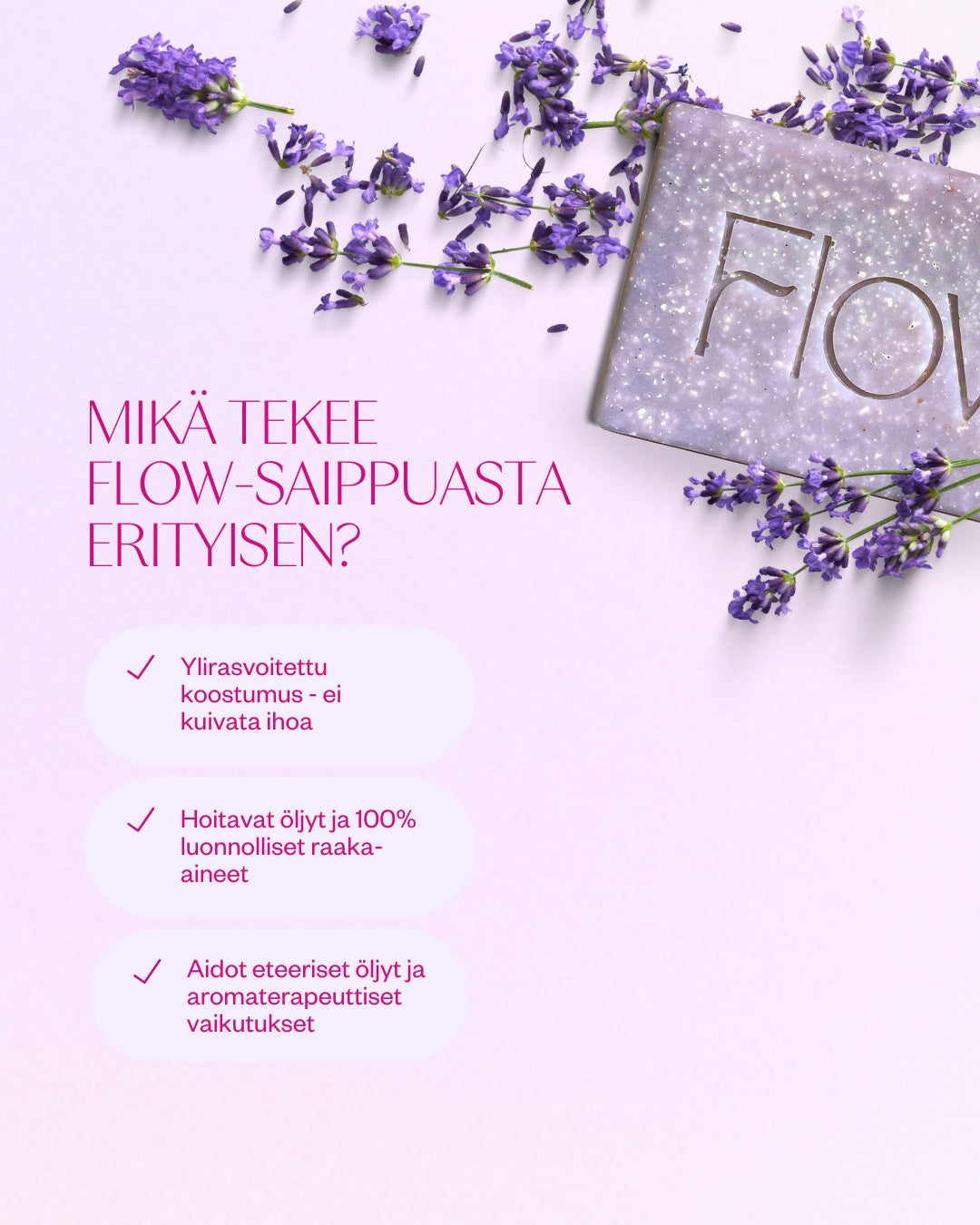 Lavender -palasaippua