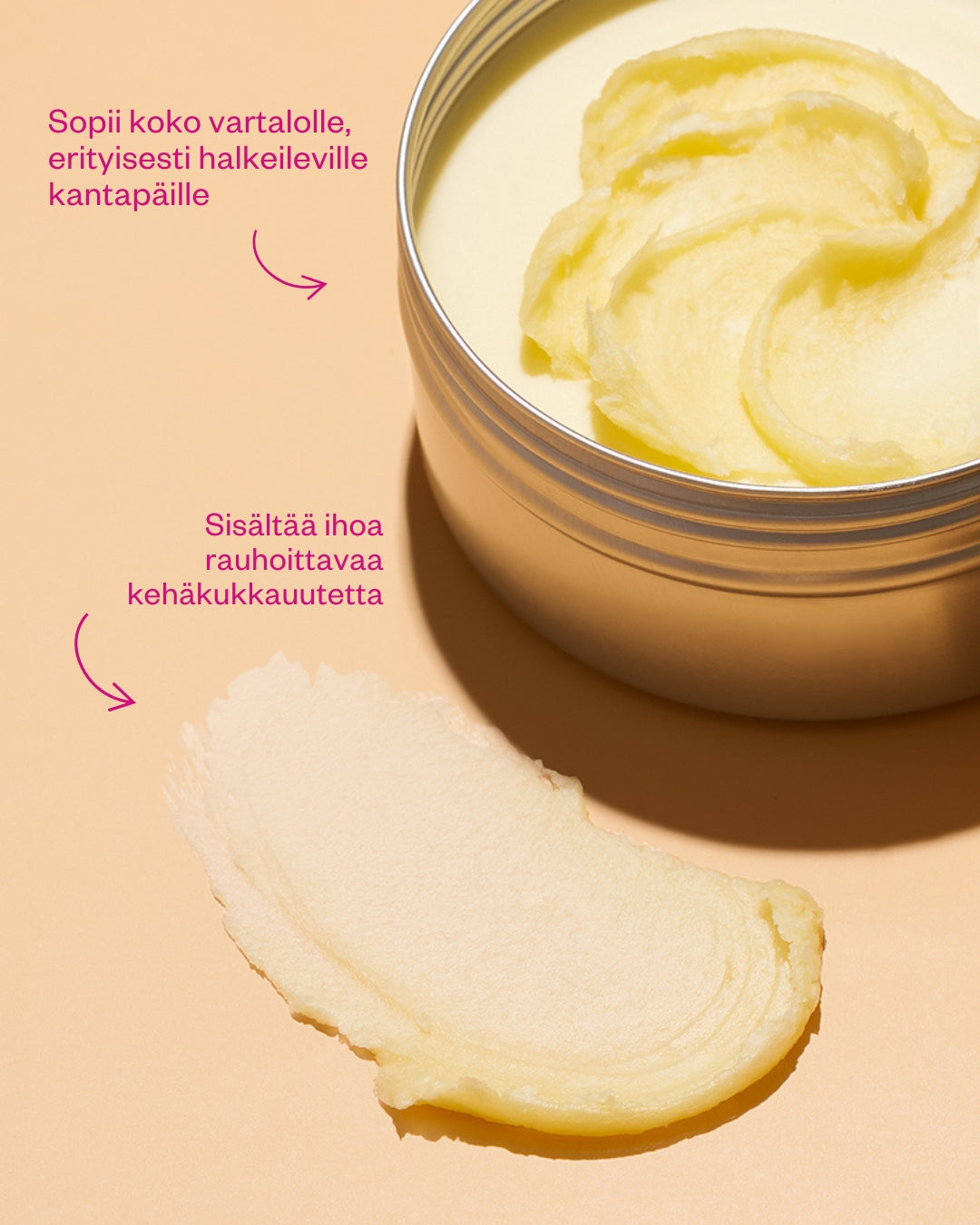 Marigold Butter yleisvoide kuivalle iholle sekä halkeileville kantapäille