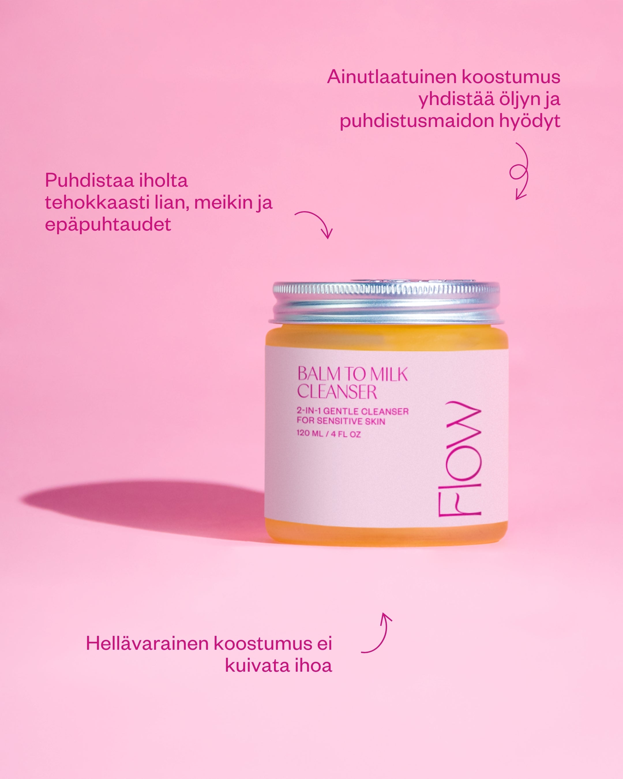 Balm to Milk puhdistusvoide meikinpoistoon kaikille ihotyypeille