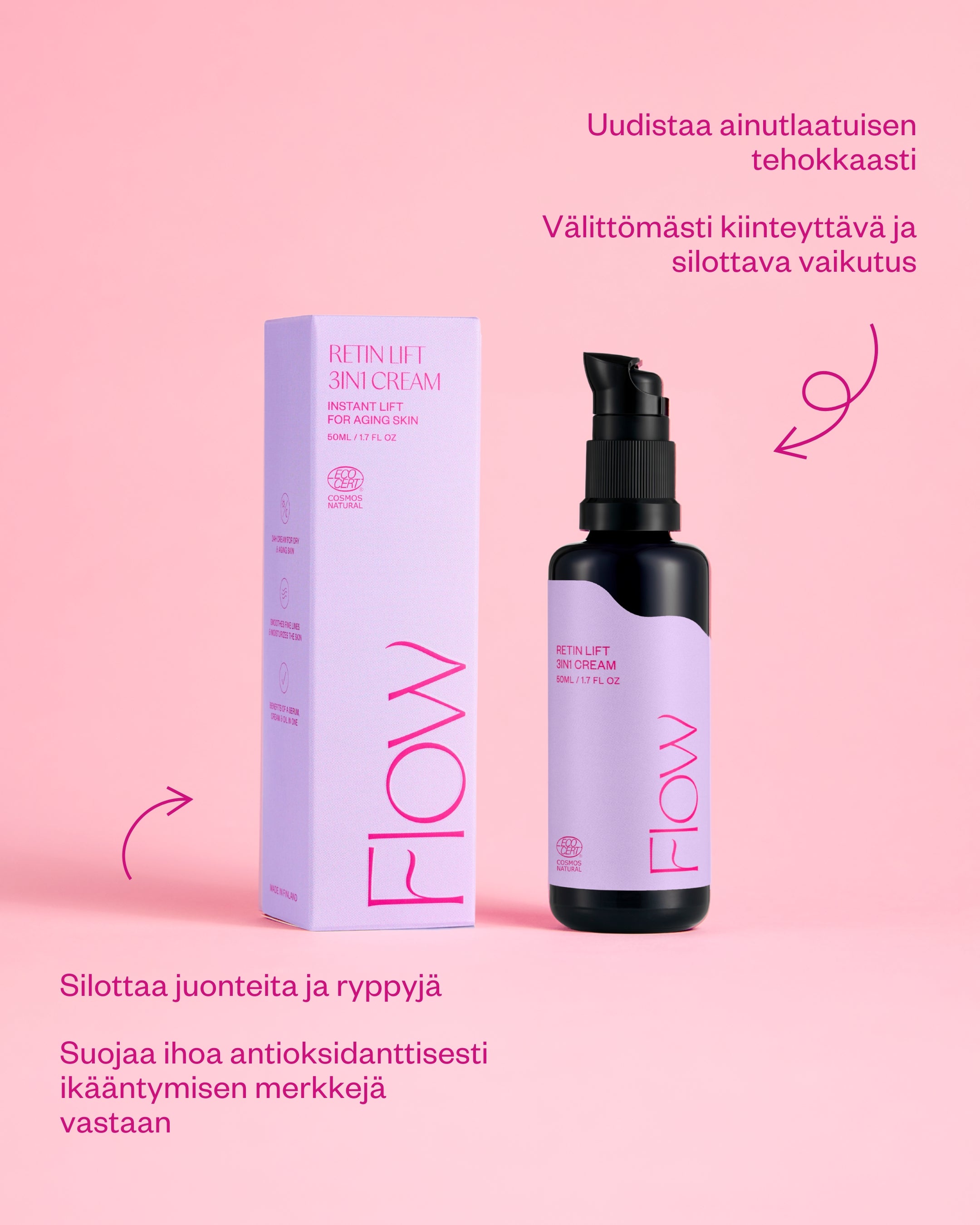 Retin Lift 3-in1 Cream kasvovoide ikääntyvälle iholle