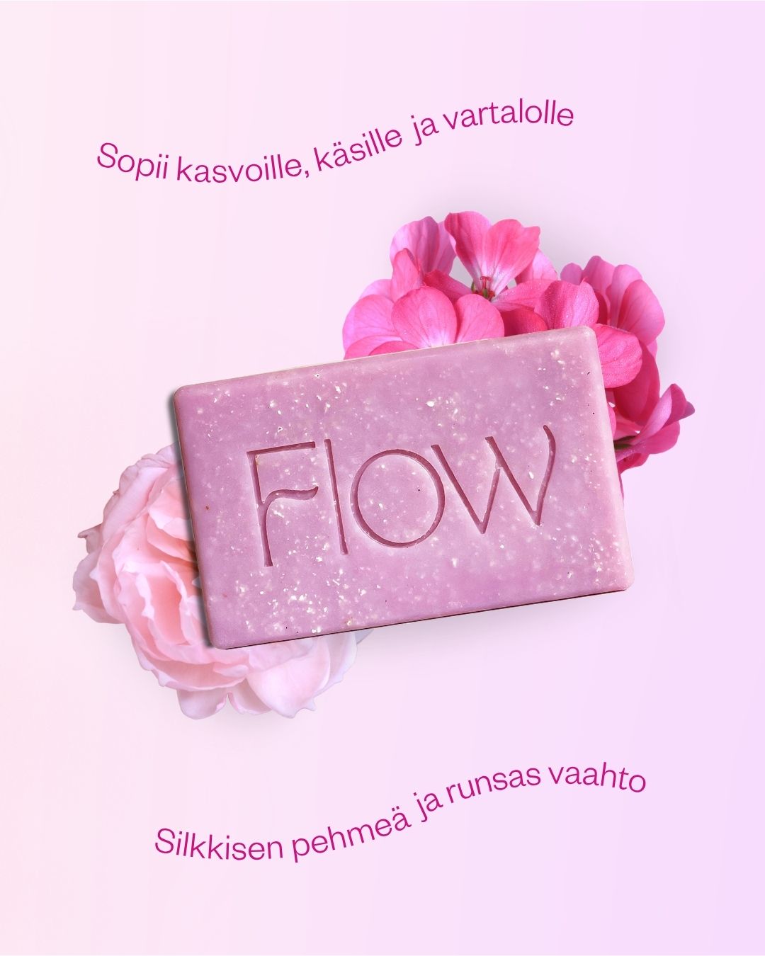 Rose & Geranium -palasaippua