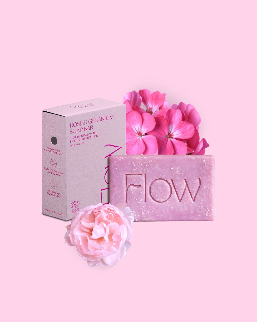Rose & Geranium -palasaippua