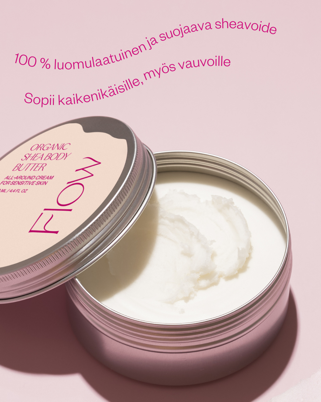 100% Shea Butter vartalovoi / yleisvoide herkälle ja kuivalle iholle