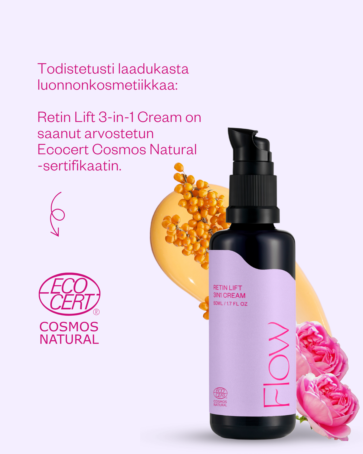 Retin Lift 3-in-1 Cream kasvovoide ikääntyvälle iholle