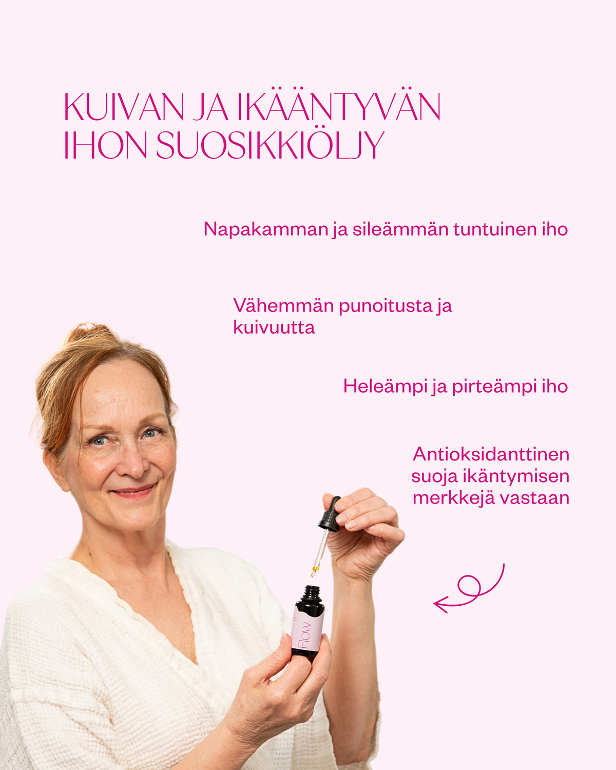 Arctic Beauty Oil kasvoöljy kuivalle ja ikääntyvälle iholle