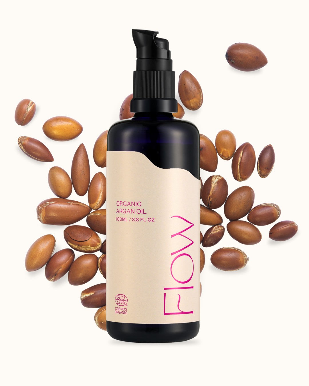 Argan Oil ihonhoitoöljy kasvoille, vartalolle ja hiuksille (pumpulla)
