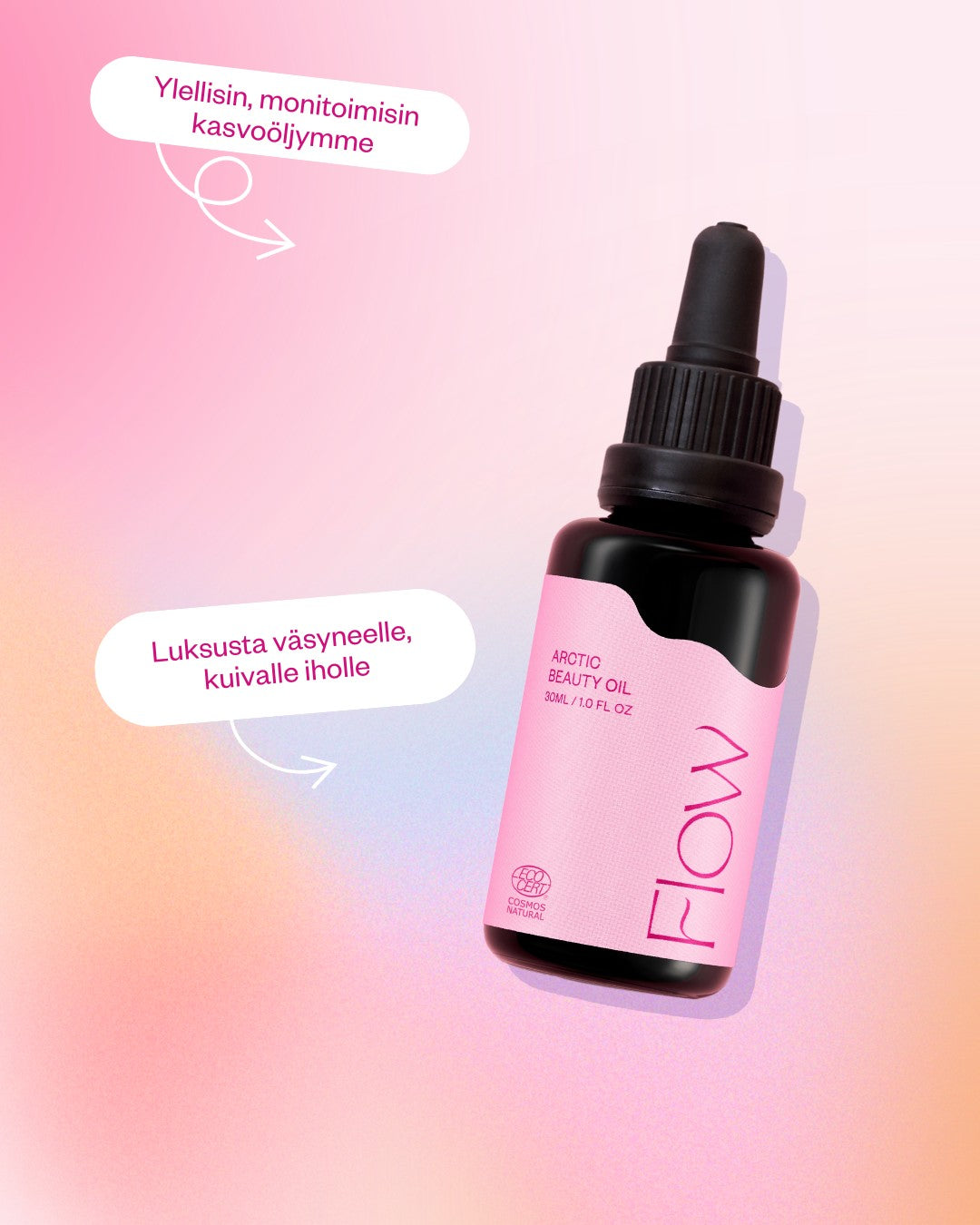 Arctic Beauty Oil kasvoöljy kuivalle ja ikääntyvälle iholle
