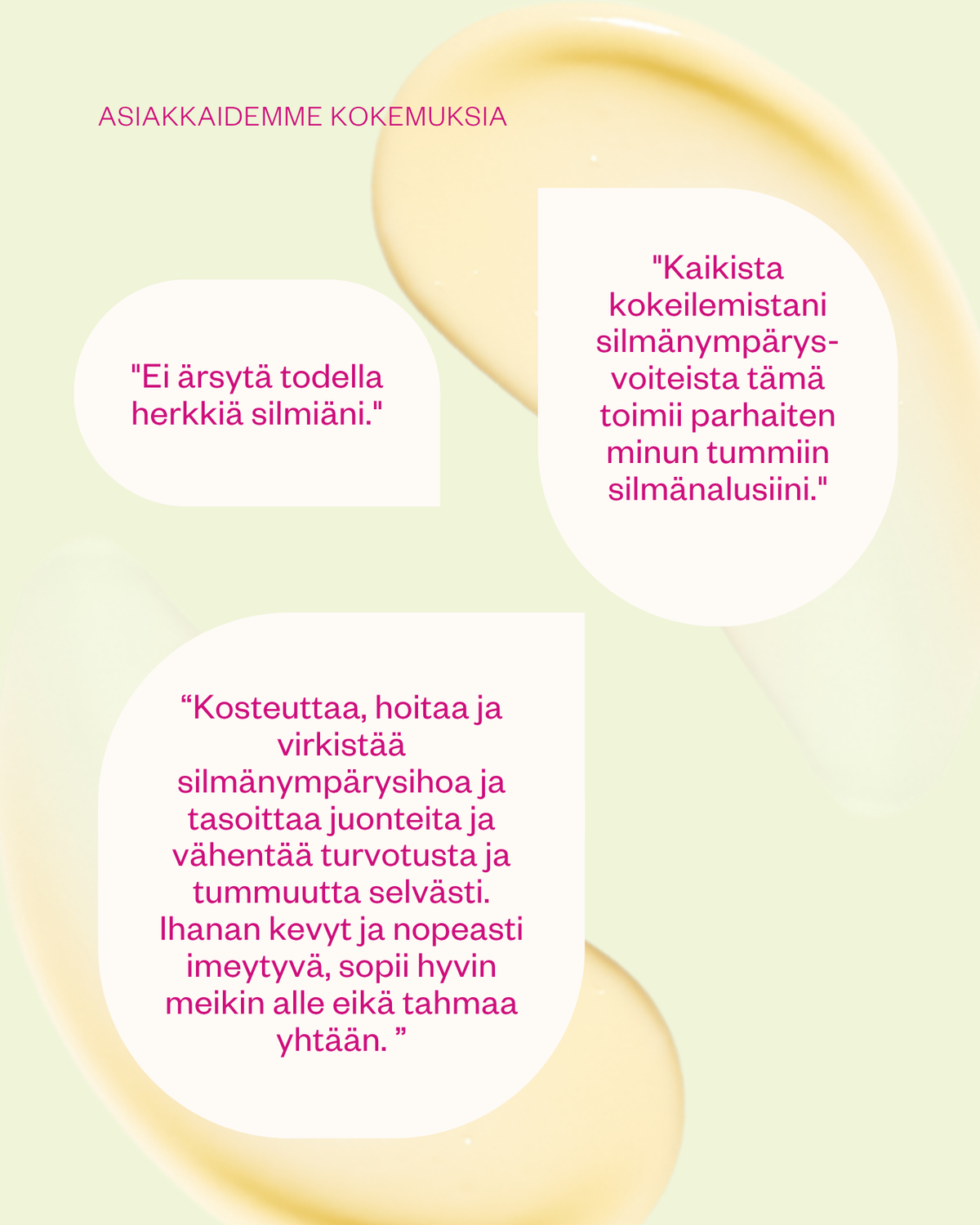 Green Tea & Peptide Eye Cream silmänympärysvoide tummille silmänalusille