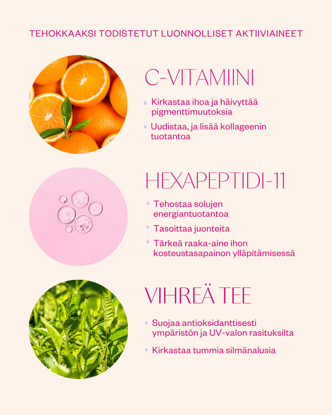 Kirkastava duo kasvoille ja silmänympäryksille