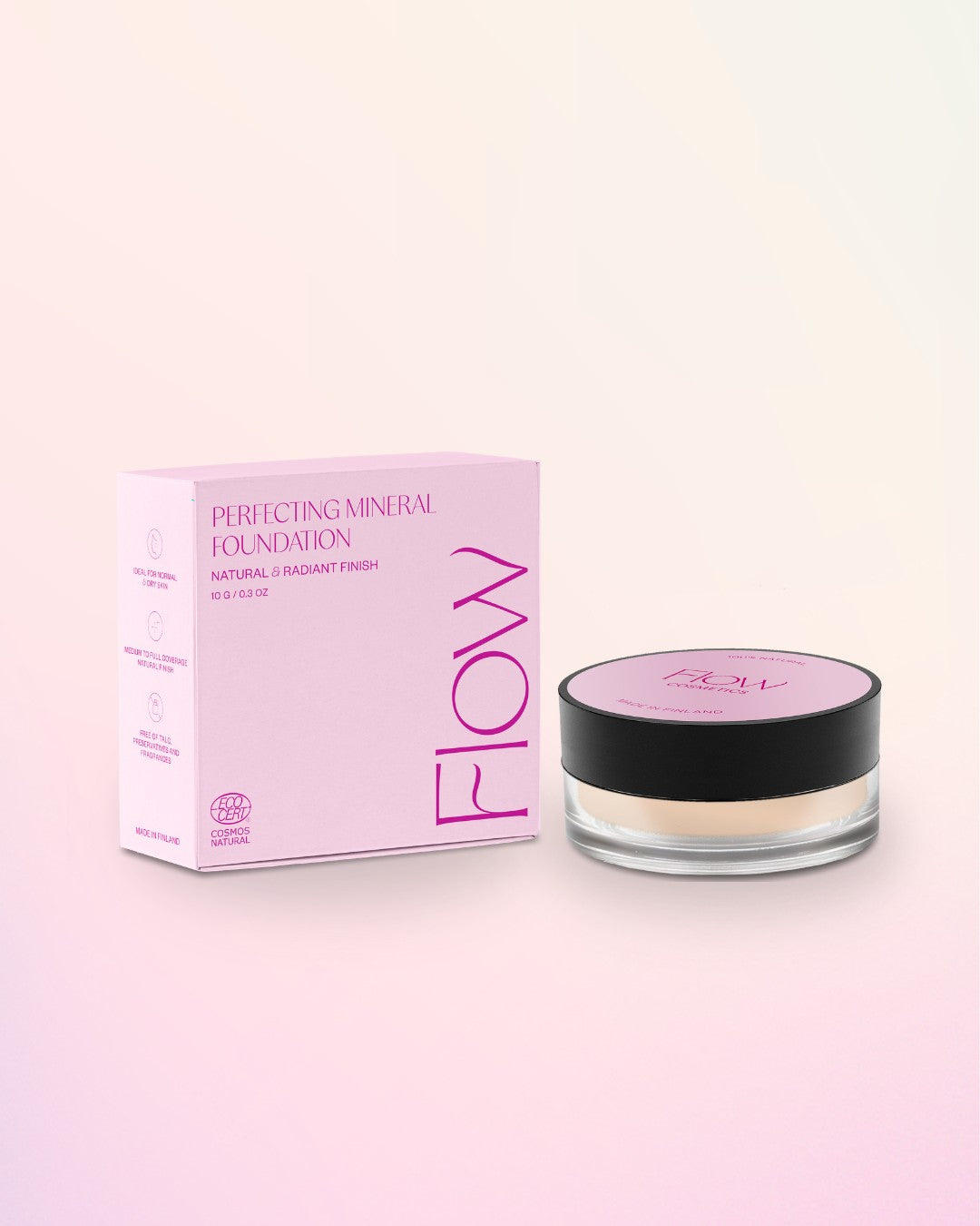 Perfecting Mineral Foundation - heleyttävä mineraalimeikkipohja normaalille, kuivalle ja pintakuivalle iholle