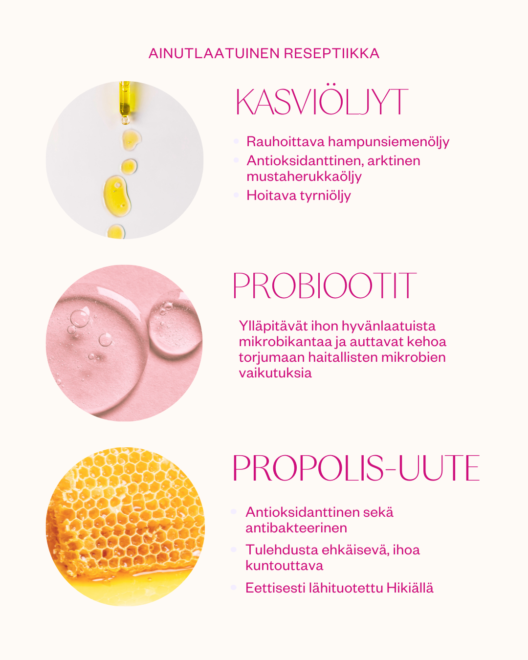 Propolis & Probiotics Rescue Cream erikoisvoide atooppiselle ja ongelmaiholle