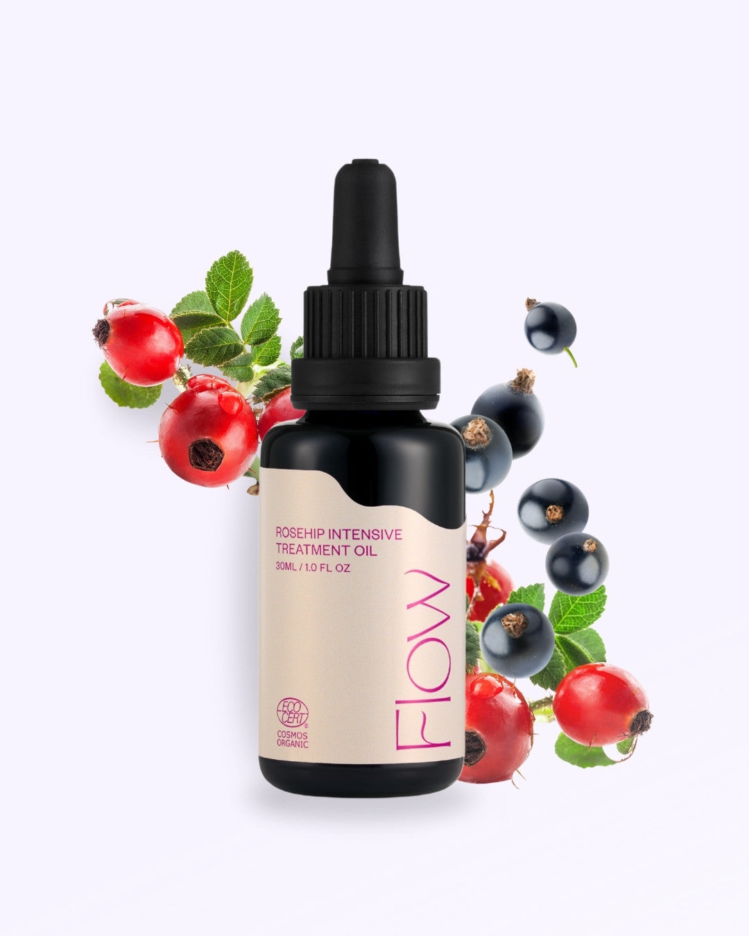 Rosehip Intensive Treatment Oil hoitoöljy herkälle ja haasteelliselle iholle