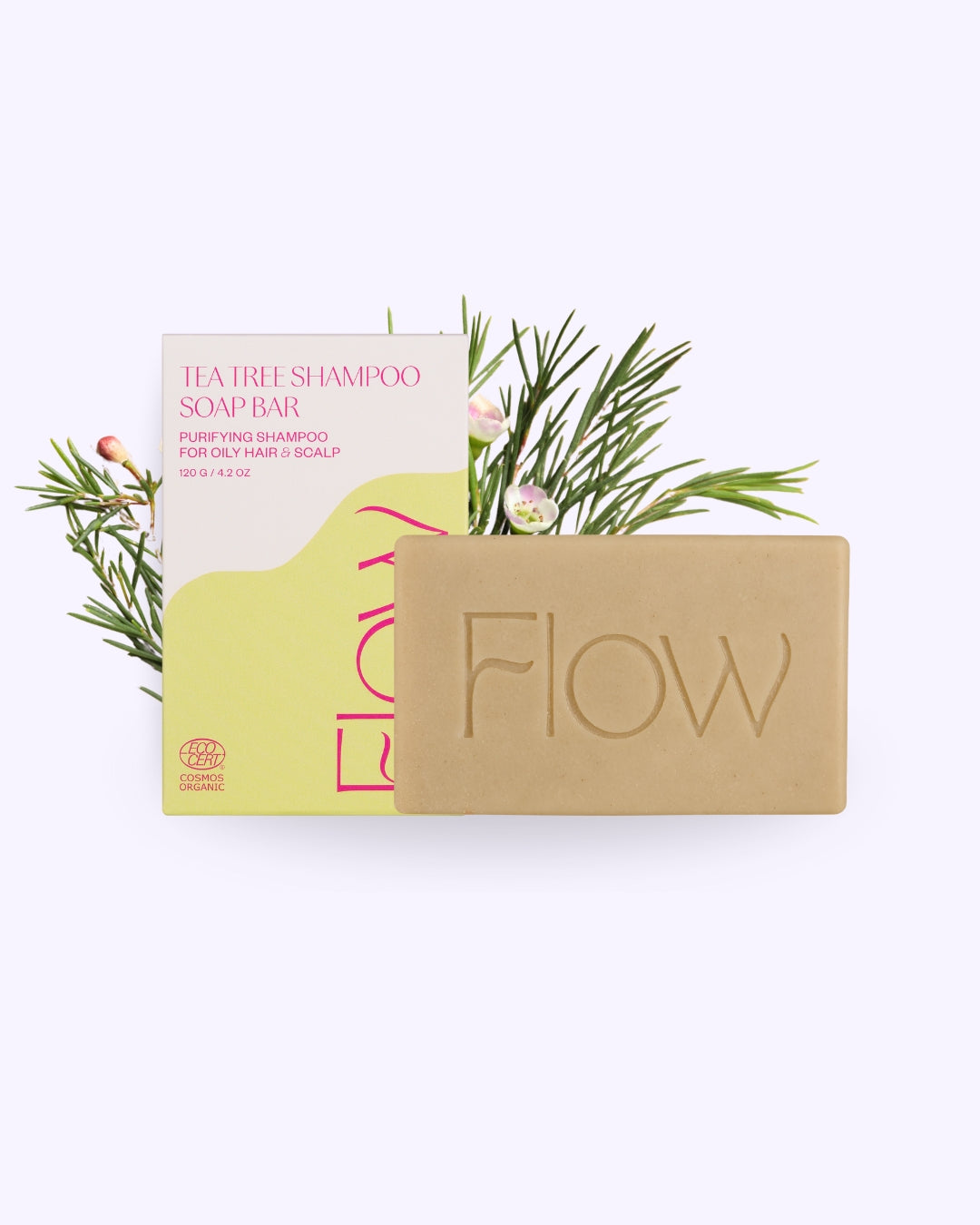 Tea Tree Shampoo Soap Bar teepuu palashampoo rasvoittuville hiuksille