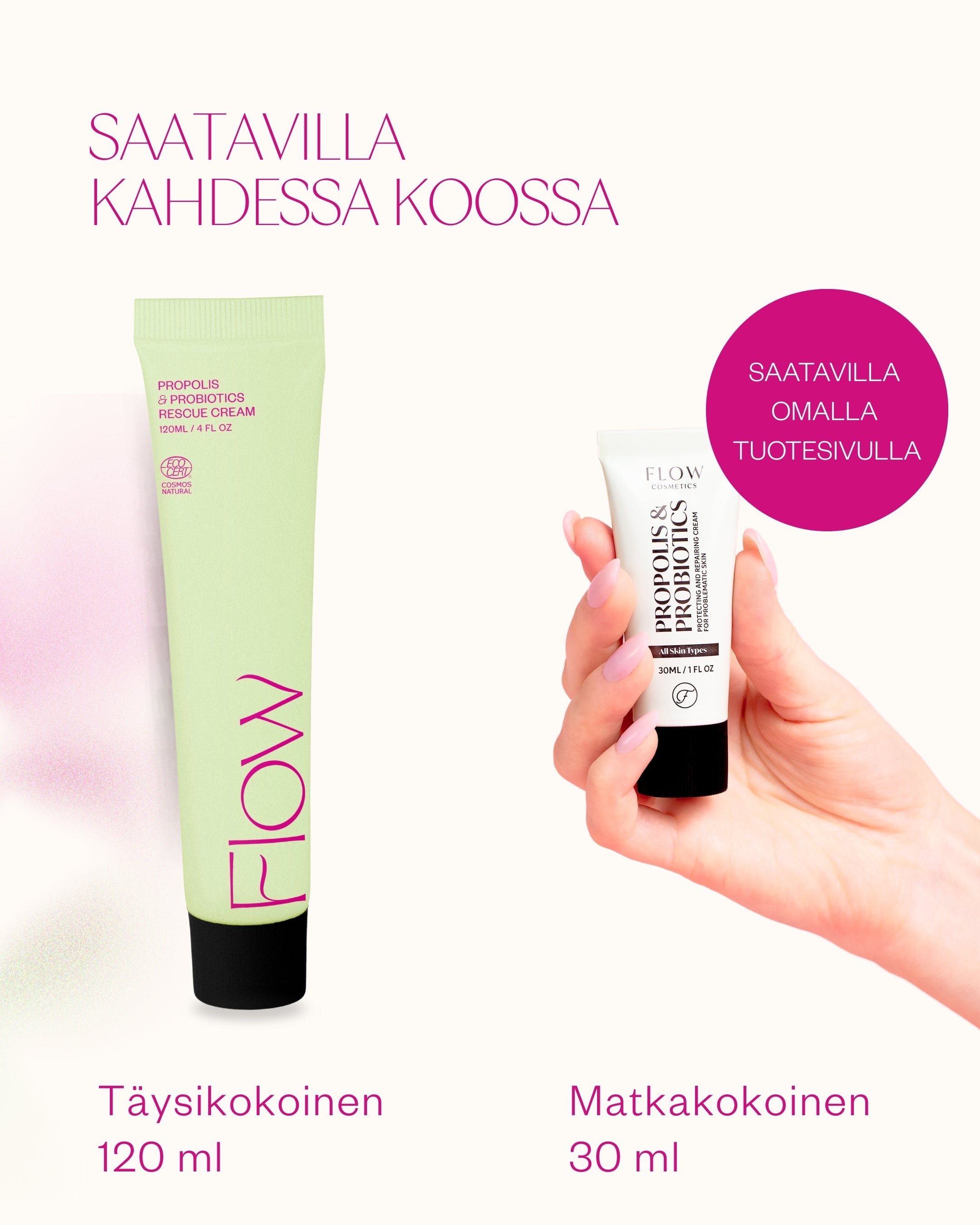 Propolis & Probiotics Rescue Cream erikoisvoide atooppiselle ja ongelmaiholle